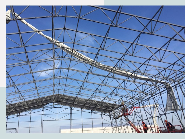 Шатровые ангары от 625 руб. в Иркутске и Иркутской области