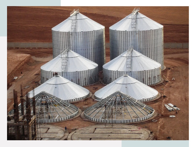 Строительство зерновых силосов в Иркутске