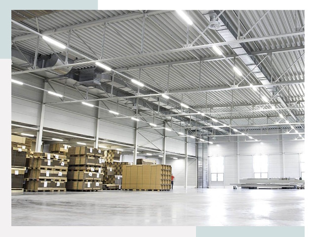 Освещение ангаров в Иркутске