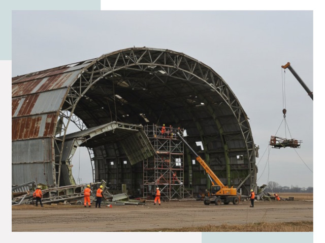 Демонтаж ангаров в Иркутске