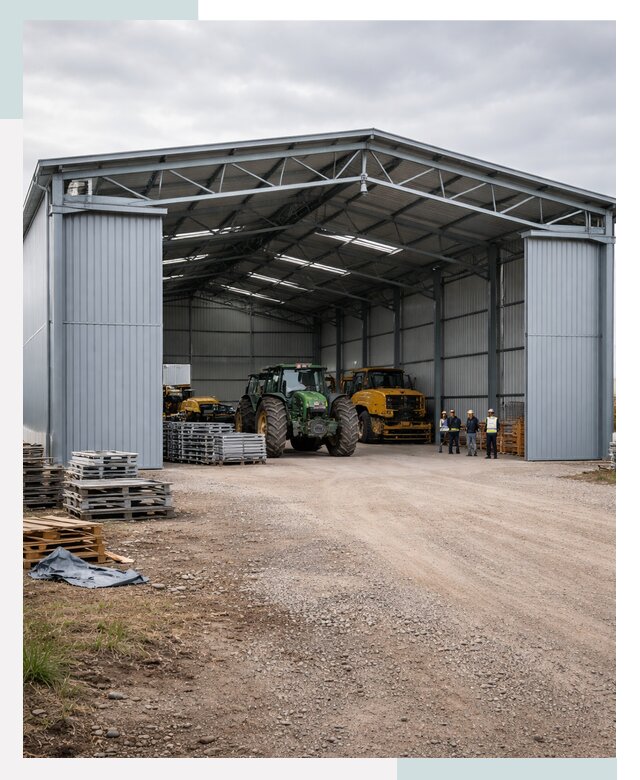 Ангары для сельхозтехники в Иркутске от 20838 р. | СтальСтрой-Ркт