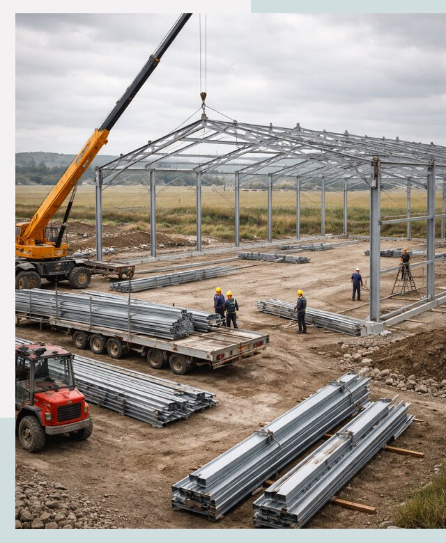 Строительство ангаров для сельхозтехники в Иркутске под ключ