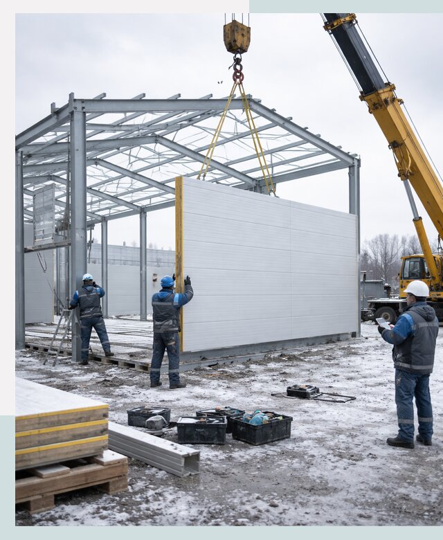 Строительство холодильных складов под ключ в Иркутске
