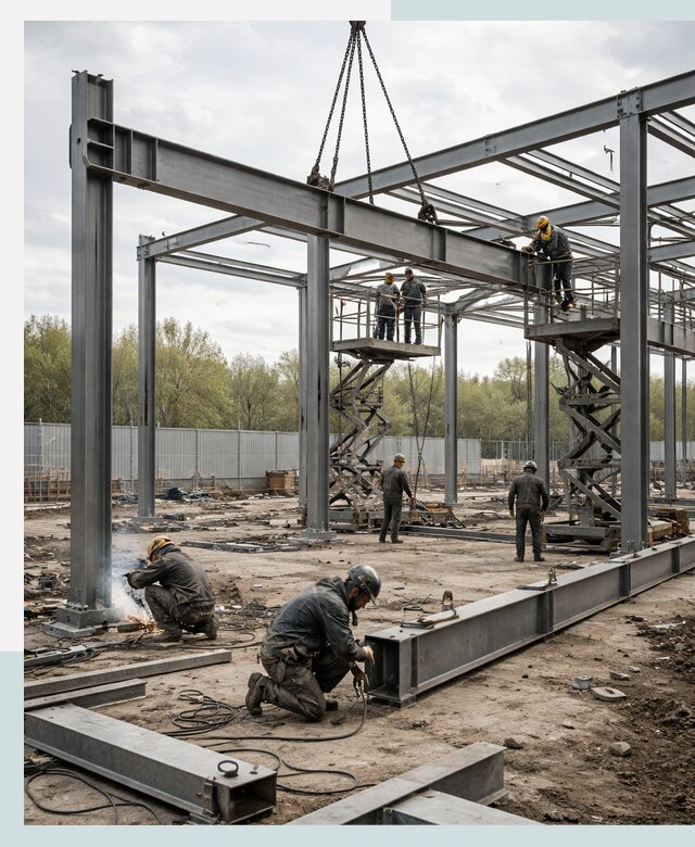 Строительство выставочных павильонов из металлоконструкций в Иркутске